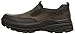 Skechers USA Men's Holdren Darwood Slip-on Loafer,Dark Brown,11 M US