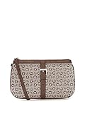 GUESS Abitha Logo Jacquard Wristlet