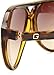 Gucci Men's 1627/S Aviator Sunglasses,Havana Frame/Brown Grey Grad Lens,One Size