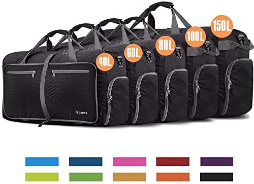 100L Business Men Travel Duffle Bag Packable Luggage Suitcase Handbag Large Nylon