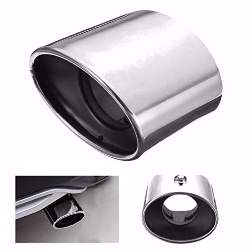 Radracing Exhaust Muffler Tail Pipe Tip Stainless Steel Compatible Accord 2008 2009 2010 2011 2012
