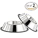 MEKBOK Pet Utensils Dog Bowl Non-Slip Double Dog Bowl High-Grade Stainless Steel Bowl Ruggedness primary