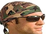 JellyBeadZ Brand Icy Cooling Head Doo Rag Scarf (GREEN CAMO)