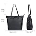 Canvas Tote Bag for Women,Sunny Snowy Large Tote Bags,Work School Shoulder Bag (4.black)