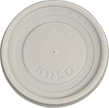Solo VL36R-0007 White Vented Plastic Lid - For Solo Paper Hot Cups (Case of 1000)