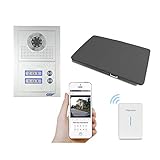 GBF WiFi Doorbell Intercom for Multi-Unit Apartment Building (2 Units), Remote Access by Android and iOS Device