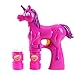 Fun Central BC677 LED 7 Inch Bubble Gun, Bubble Blaster Gun, Bubble Gun Shooter, Pink Bubble Gun, LED Bubble Gun, Toy Gun, Unicorn Bubble Gun with 2 Bottles of Solution.