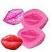 Efivs Arts 2 Lips Jelly Pudding Candy Making Silicone Mold Cake Decoration Mould Fondant Chocolate Small Pastry Tool for Valentine's Day gifts