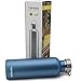TOPOKO 25 oz Stainless Steel Vacuum Insulated Water Bottle, Keeps Drink Cold up to 24 Hours & Hot up to 12 Hours, Leak Proof and Sweat Proof. Large Capacity Sports Bottle Wide Mouth Metal Lid (Blue)
