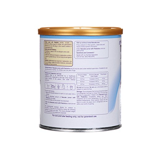 Neocate Junior with Prebiotics, Unflavored, 14.1 oz / 400 g (1 can)