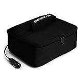Hot Logic 16801045-BLK Food Warming Tote 12V, Lunch, Black
