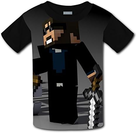 JIFEIMAOY Boys Girls 3D Printed Short Sleeve Youth T-Shirts Ssundee-Swordsmen L