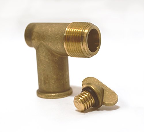 Brass Exaust Manifold Drain Plug Elbow Replaces MerCruiser 50-806926, 18-4224