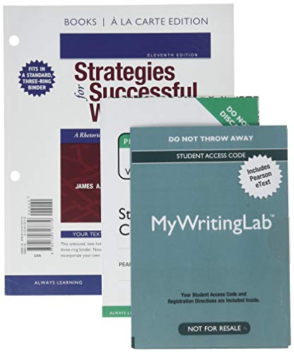 Strategies for Successful Writing: A Rhetoric, Research Guide, Reader ...