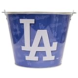 MLB Teams Logo Aluminum Beer Buckets (Los Angeles Dodgers)