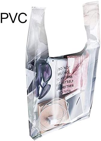 getherad Transparent Tote Bag, Clear Tote Transparent Bag, Waterproof Durable Travel Toiletry Pouch, Beach Bag For Work Beach Shopping