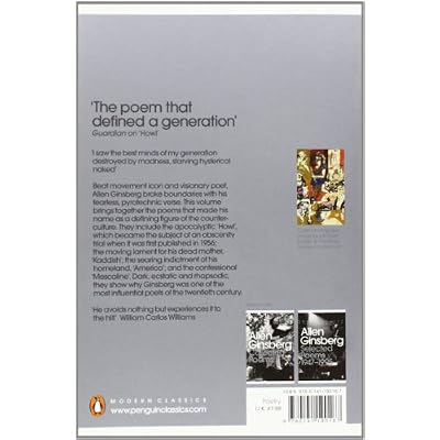 Buy Howl Kaddish And Other Poems Penguin Classic Paperback International Edition July 1 2009 Online In Taiwan 0141190167