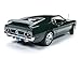 1973 Ford Mustang Mach 1 Dark Green with Silver Stripes from Hot Rod Magazine Limited Edition to 1002 Pieces 1/18 Diecast Model Car by Autoworld AMM1144