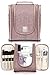 BOACAY Hanging Travel Toiletry Bag for Women and Men, Makeup Bag, Bathroom & Shower Organizer Kit for Accessories, Cosmetics, Travel Essentials