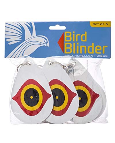 Bird Blinder Bird Repellent Diverter Discs - Pest Deterrent (Set of 6) - Thumbnail 4