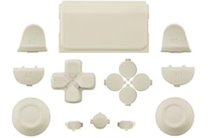 Gen 1 PS4 controller Touch pad Thumbsticks Dpad full Buttons Set - White color