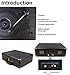 GOODNEW Vinyl Record Player Turntable, 3-Speed Portable Stereo Turntable with Built in Speakers,Support Headphone & RCA Output and AUX Input Jack (2-Speed Portable Stereo)