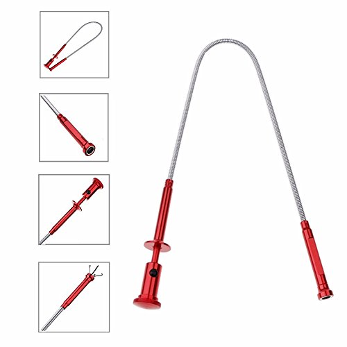 Claw Type Garbage Picker. Claw Type Magnetic Picking Tool. with LED Light 4 Claws, arm Extension. Flexible Long Handy Reaching Assist Tool for Litter Pick/Home Sink/Drain - Thumbnail 5