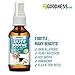 Fur Goodness Sake Dog Immune Support Spray with Organic Colloidal Silver – Potent Puppy, Cat Supplement - Itch Relief, Treats Dog Skin Allergies, Yeast Infections, Wounds, Hot Spot Remedy
