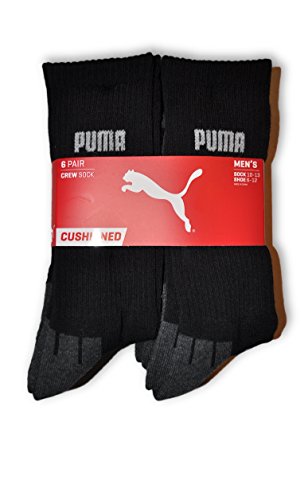 Puma Men s Lifestyle Crew Sports Socks (6 pair)