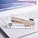 LOMOFI Acrylic Gold Desktop Stapler - A Classic Modern Design - Elegant Office Desk Accessory