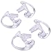 HDE Two Way Radio Ear Mold Replacement Earpiece Insert for Acoustic Coil Tube Earbud (2 Pair, 1-Small, 1-Medium)