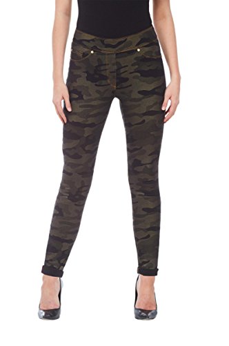 Petite LUXE DENIM SLIMS Metallic Camo Skinny Cuff Jeans