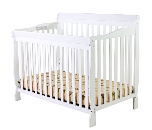 Dream On Me Ashton 5 in 1 Convertible Crib, White