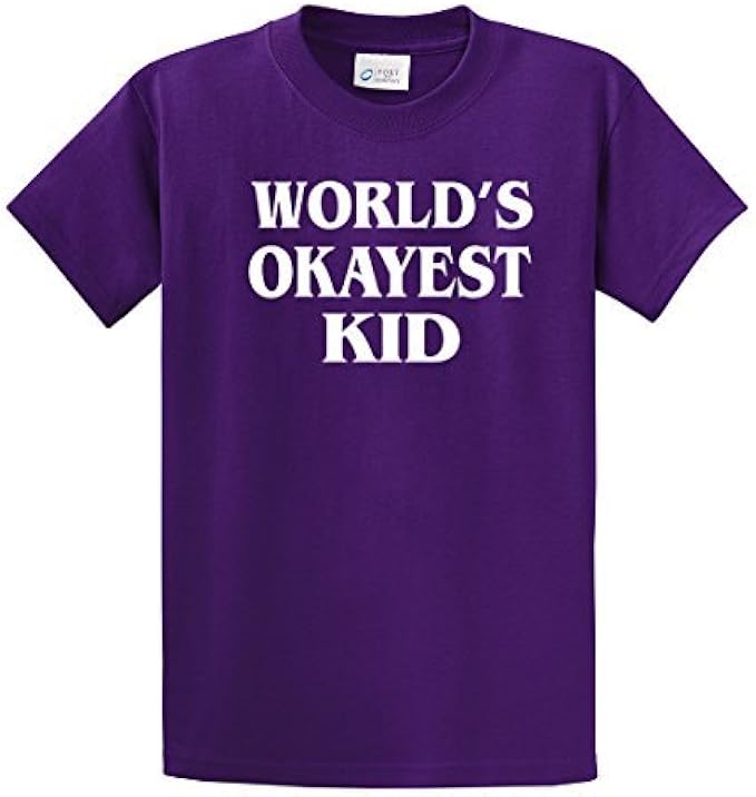 World's Okayest Kid T Shirt Funny Adult Tee Shirt military - Bild 16 von 18
