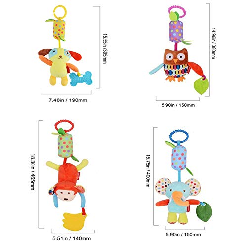 6 Hanging+Toy+Baby+Stroller+Activity+Teethers