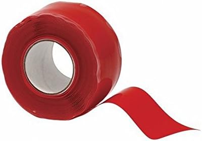 Vypar Products TPE-X10R 2 Pack 1in. x 10ft. X-Treme Self-Fusing Silicon Rubber Tape, Red