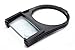 Danray Products LLC LMP-MAD 2- by 4-Inch, 2-Power Glass Magnifier with 1-Inch 4-Power Meniscus Inset Attachment for Snake-Arm Lamp