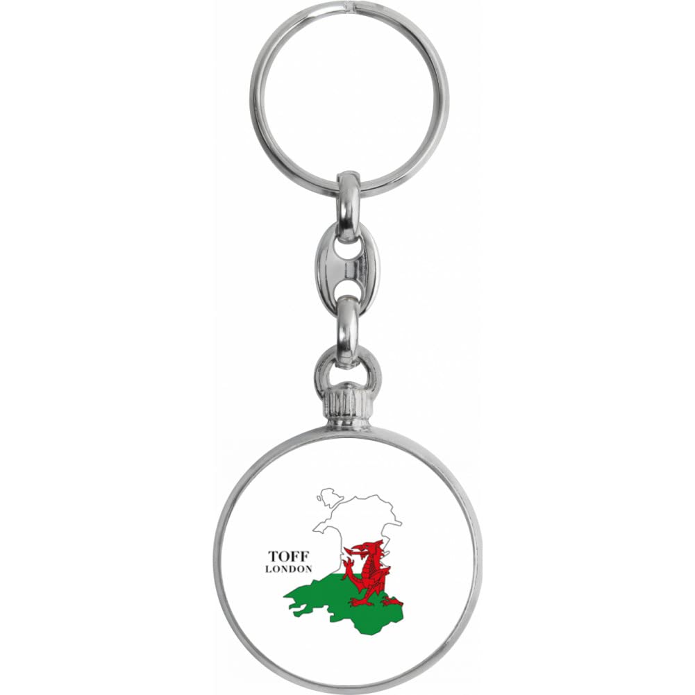 Toff London Wales Flag Keyring