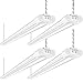 Hykolity 4FT 36W Linkable LED Shop Light with Cord, 4000lm Hanging or FlushMount Garage Utility Light, 5000K Overhead Workbench Light, Light Weight, Shatter Proof 64w Fluorescent Fixture Replacement-4