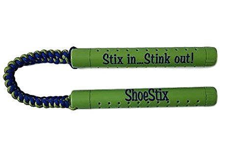 ShoeStix- As Seen On Shark Tank- are an Antimicrobial Deodorizer That Removes Odors, Bacteria and Moisture From All Kinds of Shoes, Cleats, Boots, Dance Shoes and other Stinky Sports Equipment.