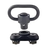 JIALITTE M-lok Mount Standard QD Sling Swivel 1.25 Inch Adapter for M lok Rail