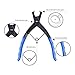 BELEY Cylinder Snap Ring Pliers, Master Cylinder Heavy-duty Internal Ring Remover Retaining Circlip Pliers, 90 Degrees Bent Lock Circlip Pliers with Long Noses for Motorcycles Cars Trucks,