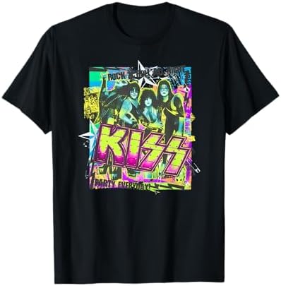 Amazon.com: KISS - Young & Wasted Unisex Adults T-Shirt, Black