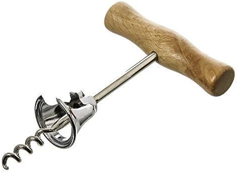 Pinch Hand Held T-Shaped Corkscrew with Bell