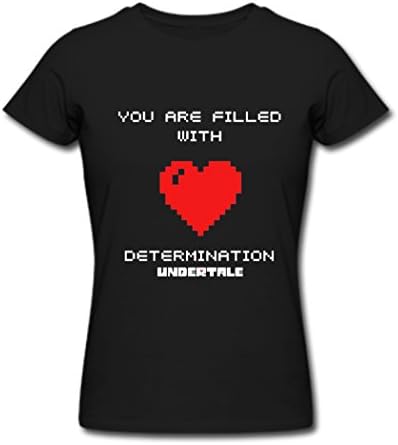Catsmini Hearts Determination Women's Funny T-Shirts Medium
