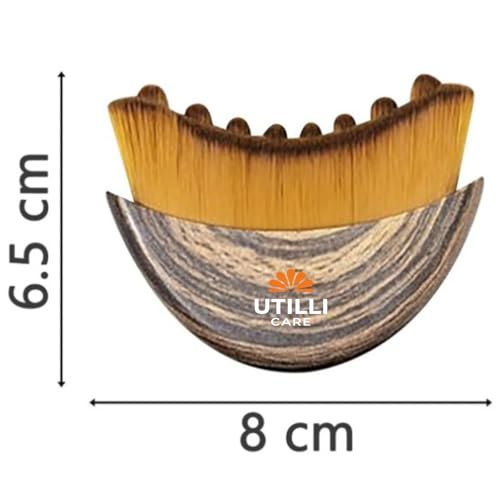 Escova Facial para Drenagem Linfática e lifting Facial - Massageador de Contorno, Estímulo de Circulação e Redução de Inchaço - Cerdas Ultra Macias