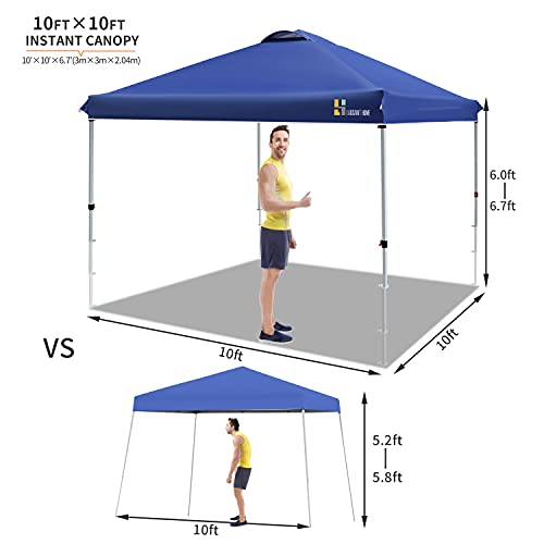 2022 LAUSAINT HOME 10'x10' Pop Up Canopy, Portable Folding Instant