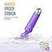 Wand Massager Vibration Wireless Waterproof Portable Rechargeable Massager, 8 Kinds of Powerful Frequency 20 Modes, Muscle Relaxation Body Treatment（Purple）thumb 2