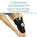 Vive Knee Brace - Open Patella Support for Arthritis, Joint Pain, Meniscus, ACL, Pains, Injury Recovery, Strains, Pulls, Tears and Swelling Relief - Adjustable Stabilizer - Athletic Running Wrap