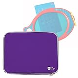 DURAGADGET Purple Travel Water Resistant & Shock Absorbent Neoprene Case with Dual Zips Compatible with The Boogie Board Play N' Trace